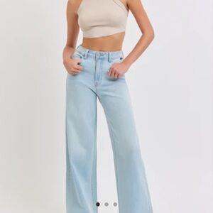 Cello Light Blue High Rise Wide Leg NWT